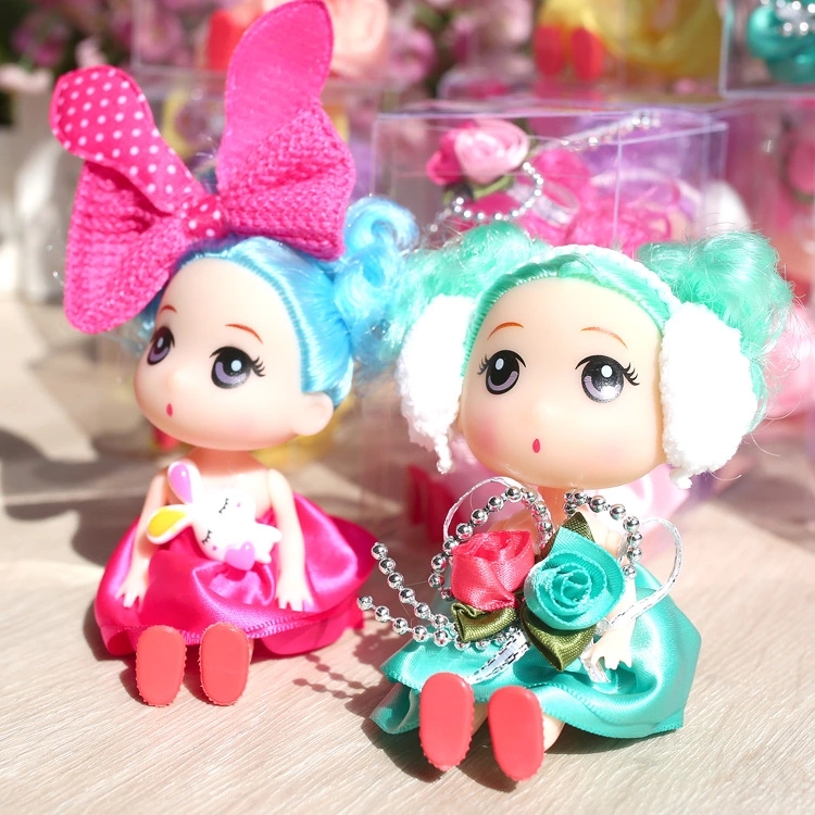 New cartoon big-headed dolls with movable joints, wedding dress dolls, and 6 cartoon princess toys are selling well at the street stall Application Scenario