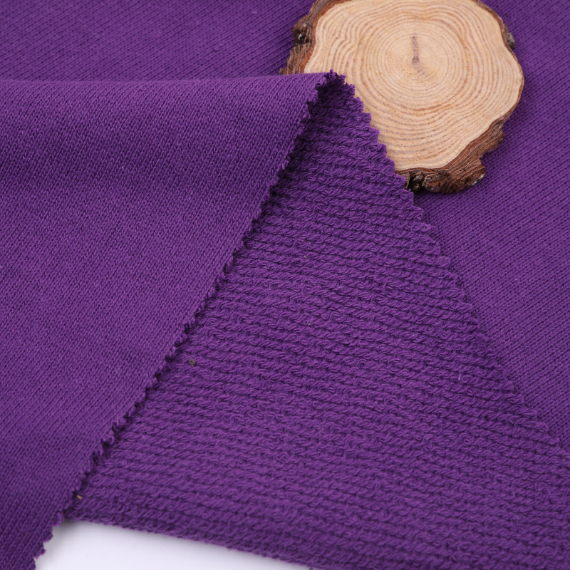 Wholesale of 300g cotton sweatshirt fabric, autumn and winter looped fish-scale fabric sweatshirts, sportswear and fashion knitted fabric Specification image
