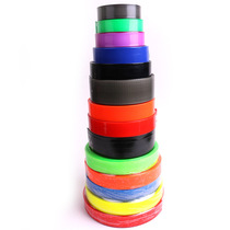Rainbow-colored thread webbing pet glow webbing night walking dog cat neck flash glow fluorescent neck band