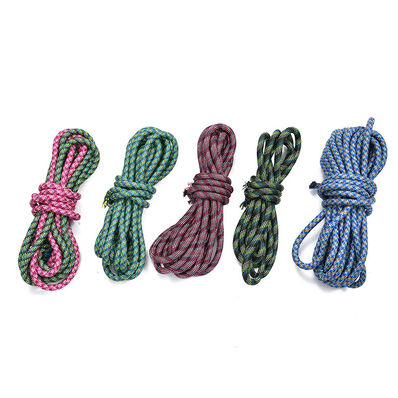Imitation nylon with reflective round rope high quality nylon core reflective round rope bundle pocket drawstring pet belt