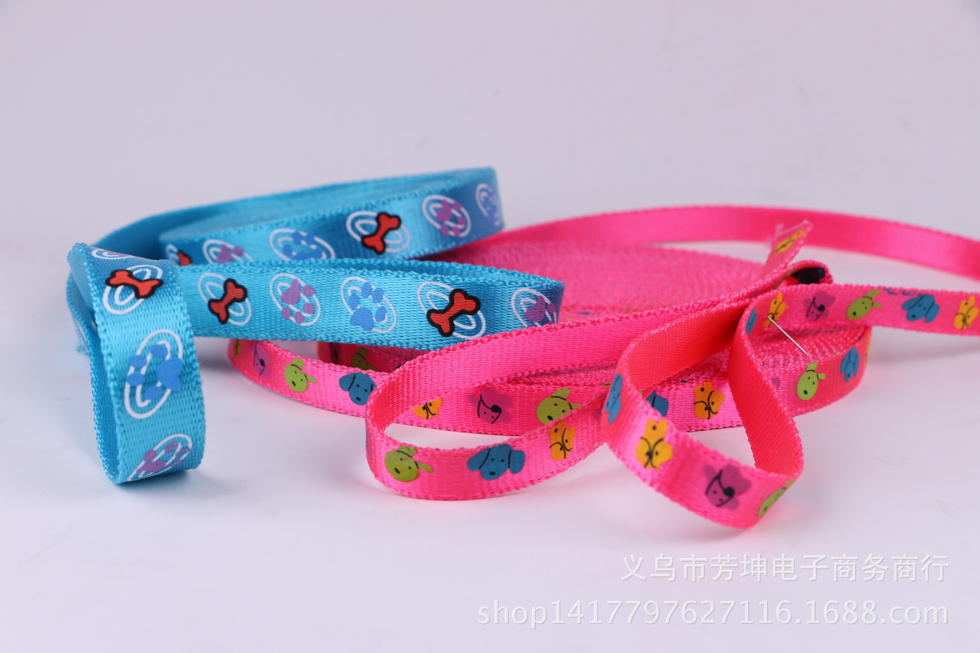 宠物牵引带，提花印花带，丙纶涤纶织带包边带，尼龙织带厂家直销