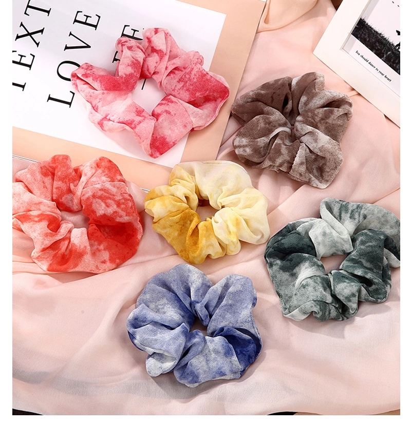 Fashionable Korean fat intestine French hair tie, simple new women's hair tie, best-selling hair band, pig intestine circle head accessory full figure
