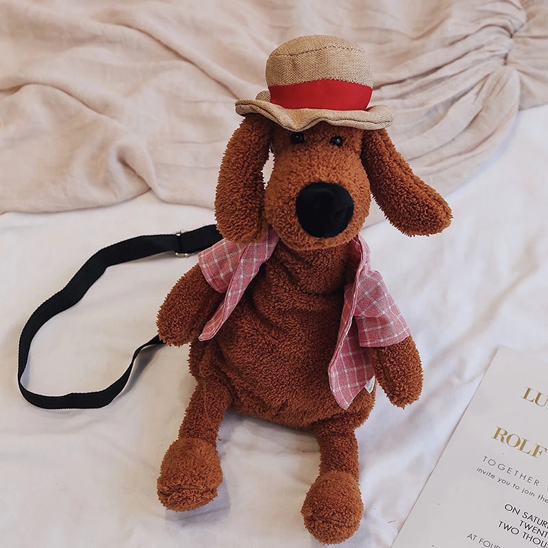The 2022 new creative ins plush women's crossbody bag, plush puppy bag, and energetic duck bag are selling well Application Scenario