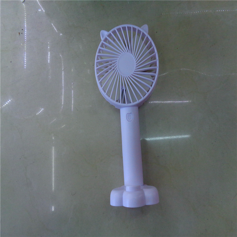 Mini portable fans with ears, handheld fans for dormitories, student beds, offices, charging USB fans, ground promotion supply Specification image