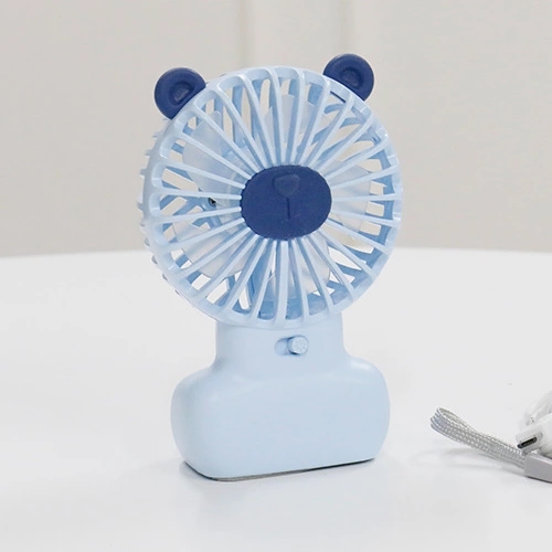 2022 New cartoon animal piglet light USB Charging fan Student dormitory desktop night light Electric fan Application Scenario