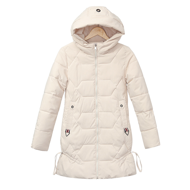 Korean winter clothing 2020 new style cotton-padded jacket, slimming and thickening down cotton-padded jacket for women, mid-length cotton-padded jacket out of season Item Picture