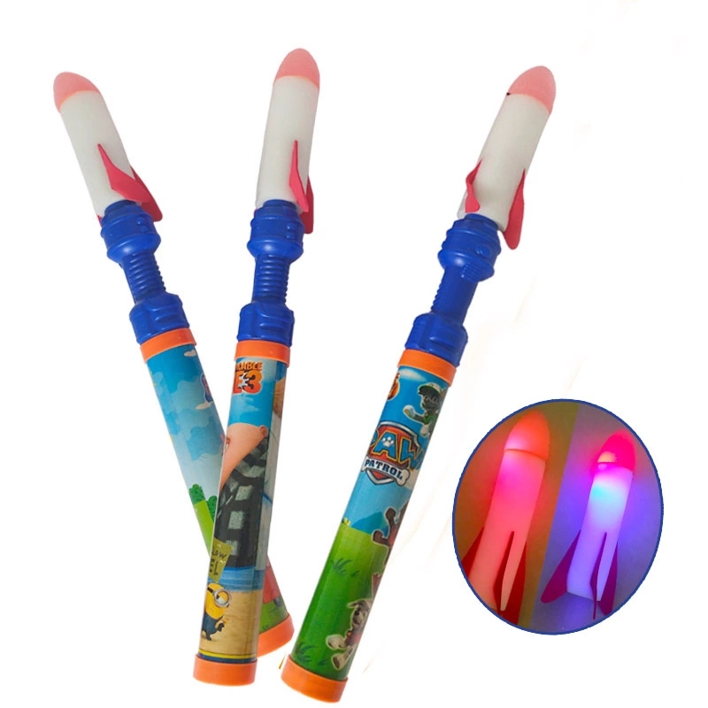 【 Upgraded Version 】81 cm eva rocket Launcher that emits light and sound and can be launched into the sky Cannon Park Square is selling well Application Scenario