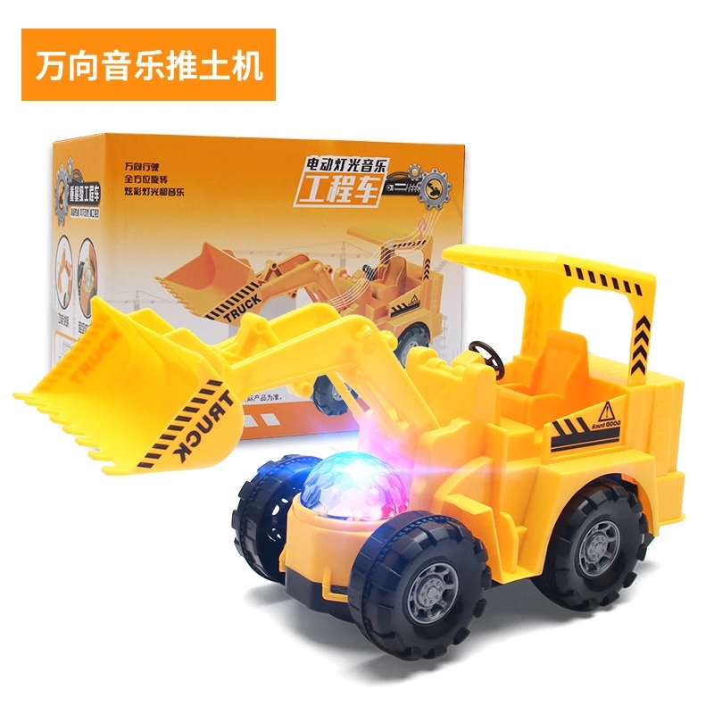 Children's toy cars, electric universal excavators, luminous engineering vehicles, night market stall products, street stall best-selling wholesale Item Picture