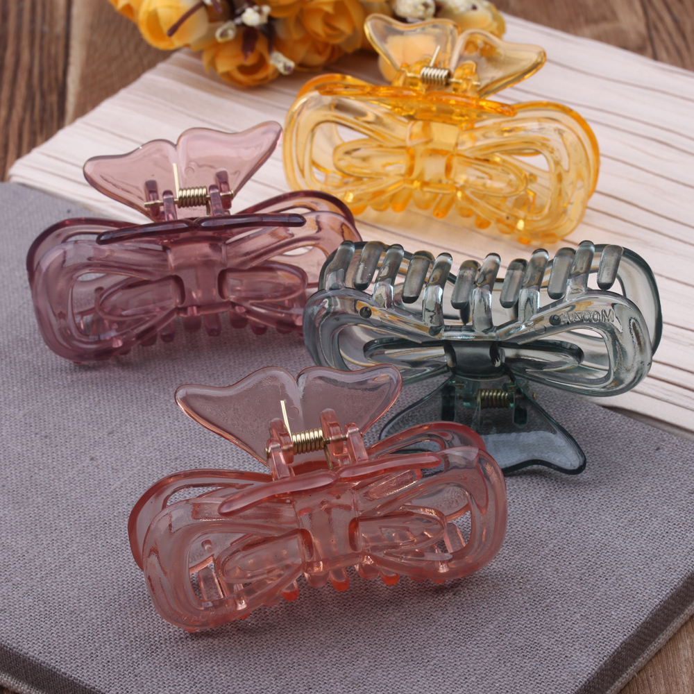 2-yuan store accessories: Transparent, colorful flower grabbers, sweet hair grabbers, versatile bangs clips, hair clips Specification image