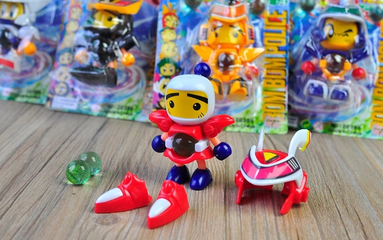 Children's assembly toys, model toys, tall assembly marbles, Superman anime transformation robot toys ht full figure