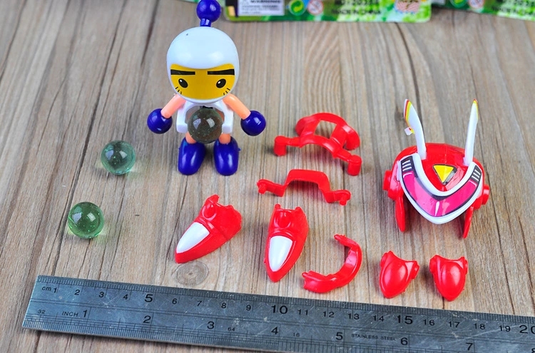 Children's assembly toys, model toys, tall assembly marbles, Superman anime transformation robot toys ht Item Picture