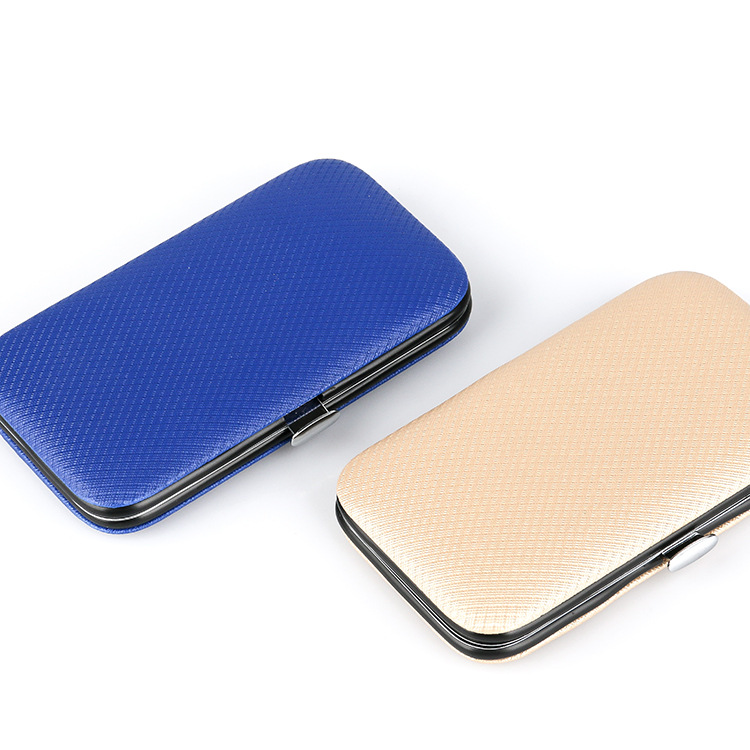 Nail art tool set, 9-piece leather case set, exquisite promotional gift, beauty set, portable nail clipper set for home use Specification image