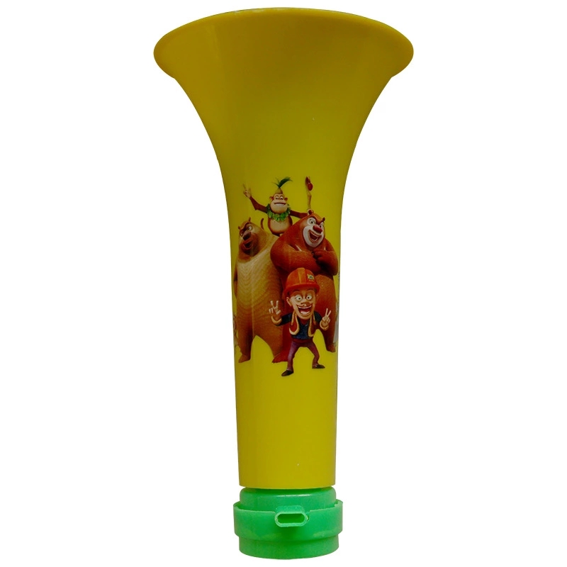 Three large telescopic children's toy horns, baby plastic toy horns, cheerleading small horns, and cheering horns Specification drawing