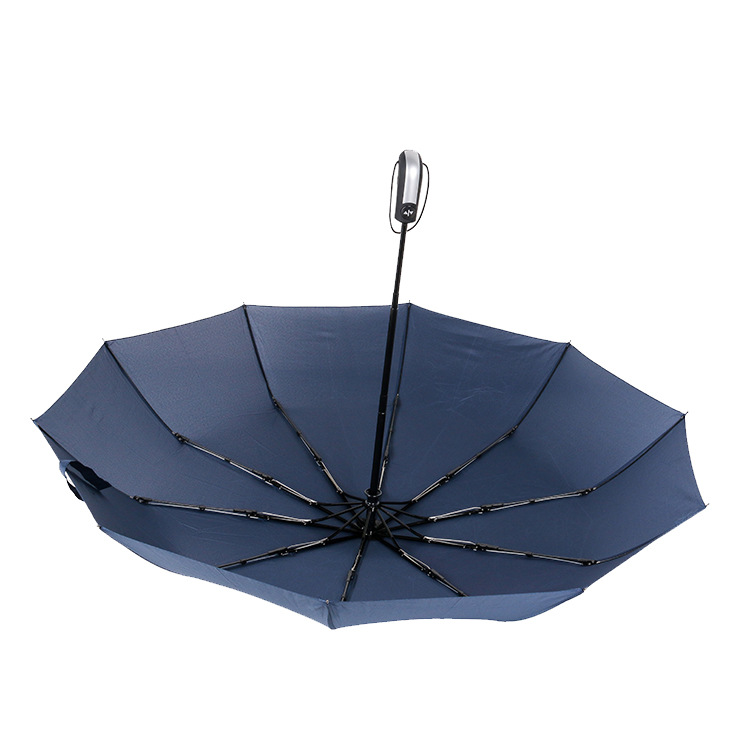 Creative 10-bone fully automatic umbrella advertising gift umbrella, reinforced all-weather business umbrella manufacturer details Picture