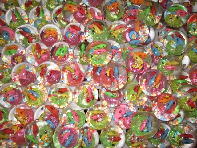 5.5cm crystal elastic ball factory direct sales and wholesale of luminous elastic balls, low-price children's toy balls, hot sales at street stalls Item Picture