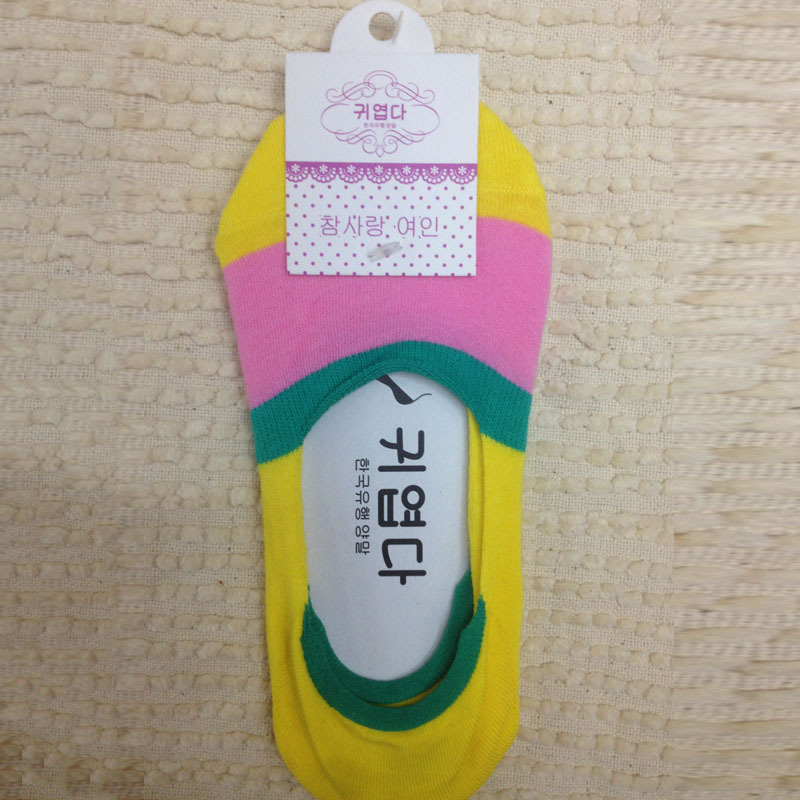 New Spring and summer fashion Korean-style women's shallow-mouthed invisible boat socks, women's boat socks Specification image