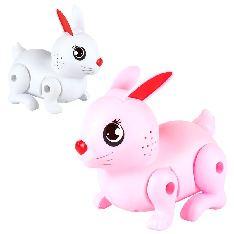 Wholesale of electric flashing jumping rabbit light and music automatic walking bouncing rabbit simulation animal children's toys h Application Scenario