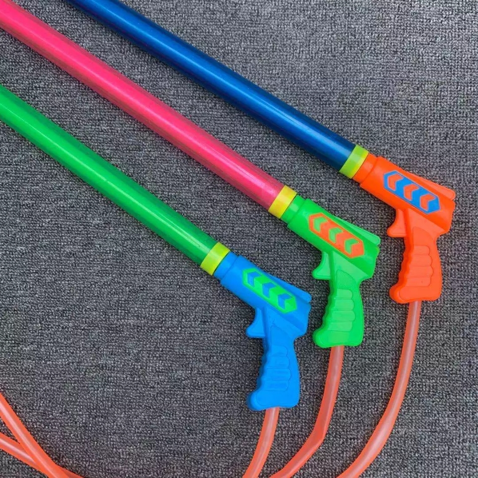 Rafting pull-out water gun, beach three-hole self-priming rafting water gun toy, outdoor water play factory direct sales h Specification drawing