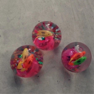 5.5cm crystal elastic ball factory direct sales and wholesale of luminous elastic balls, low-price children's toy balls, hot sales at street stalls details Picture