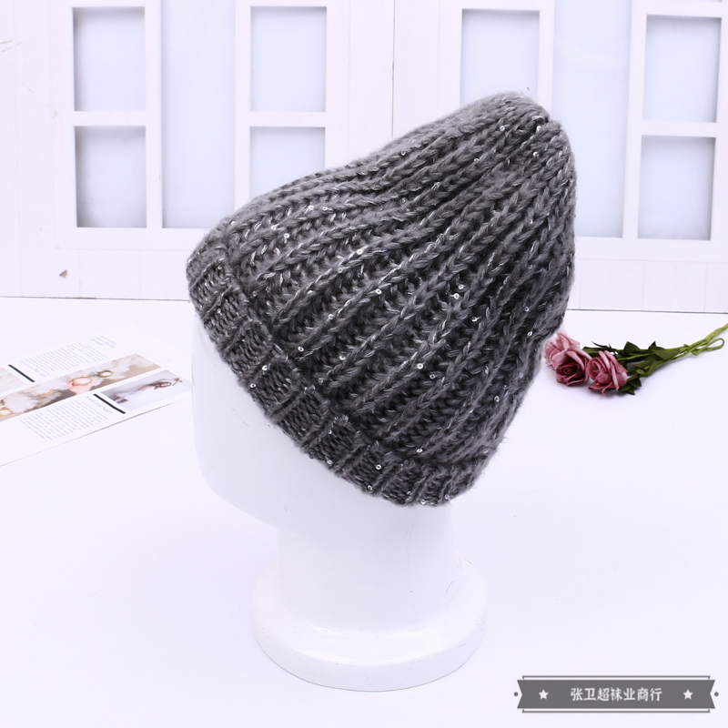 Men's winter warm woolen hat, thickened ear-protecting knitted hat, outdoor windproof ski hat, cold hat Specification image