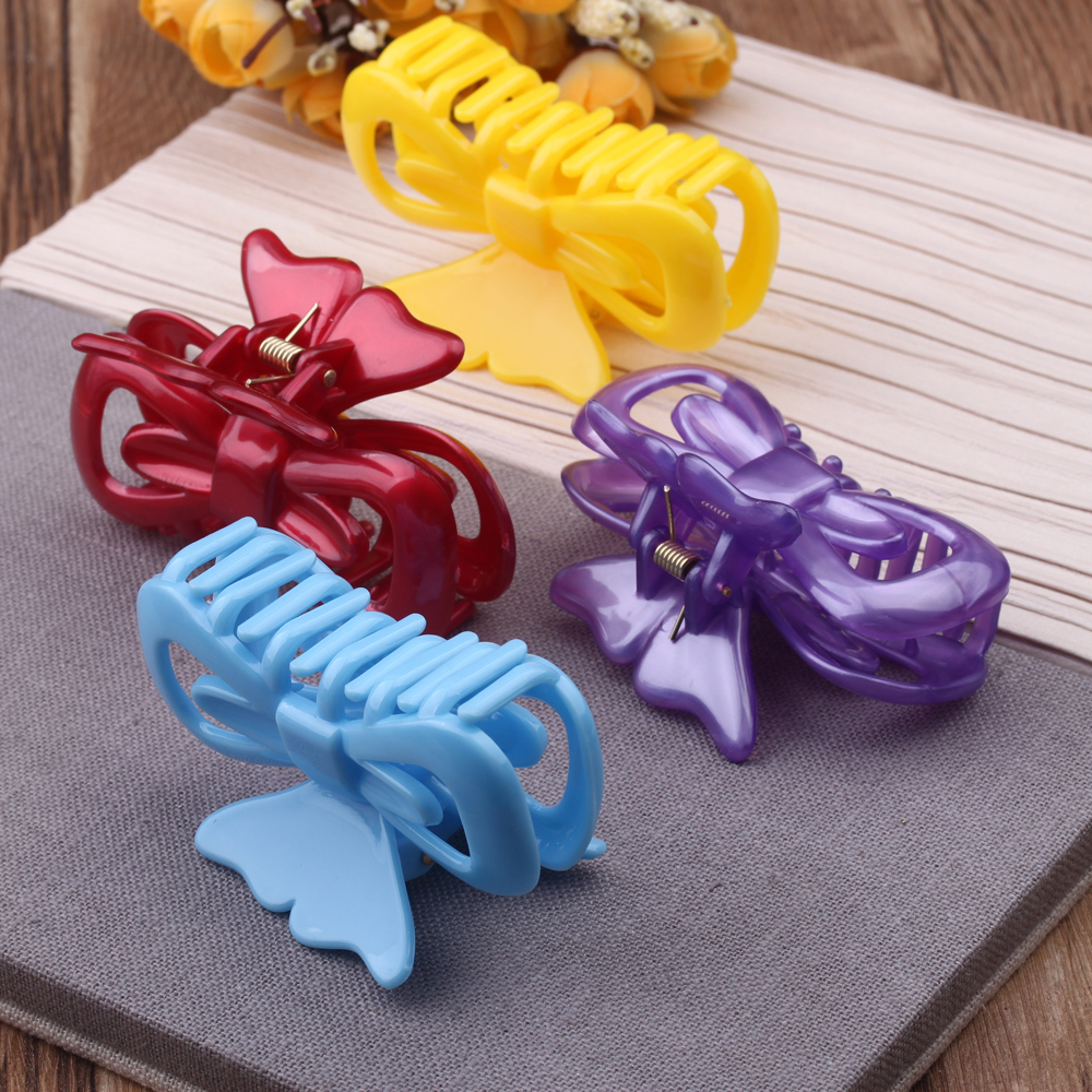 2-yuan store accessories: Bath hair clips, gripper, edge clip, large acrylic hair clip, children's hair bun, large hair clip details Picture