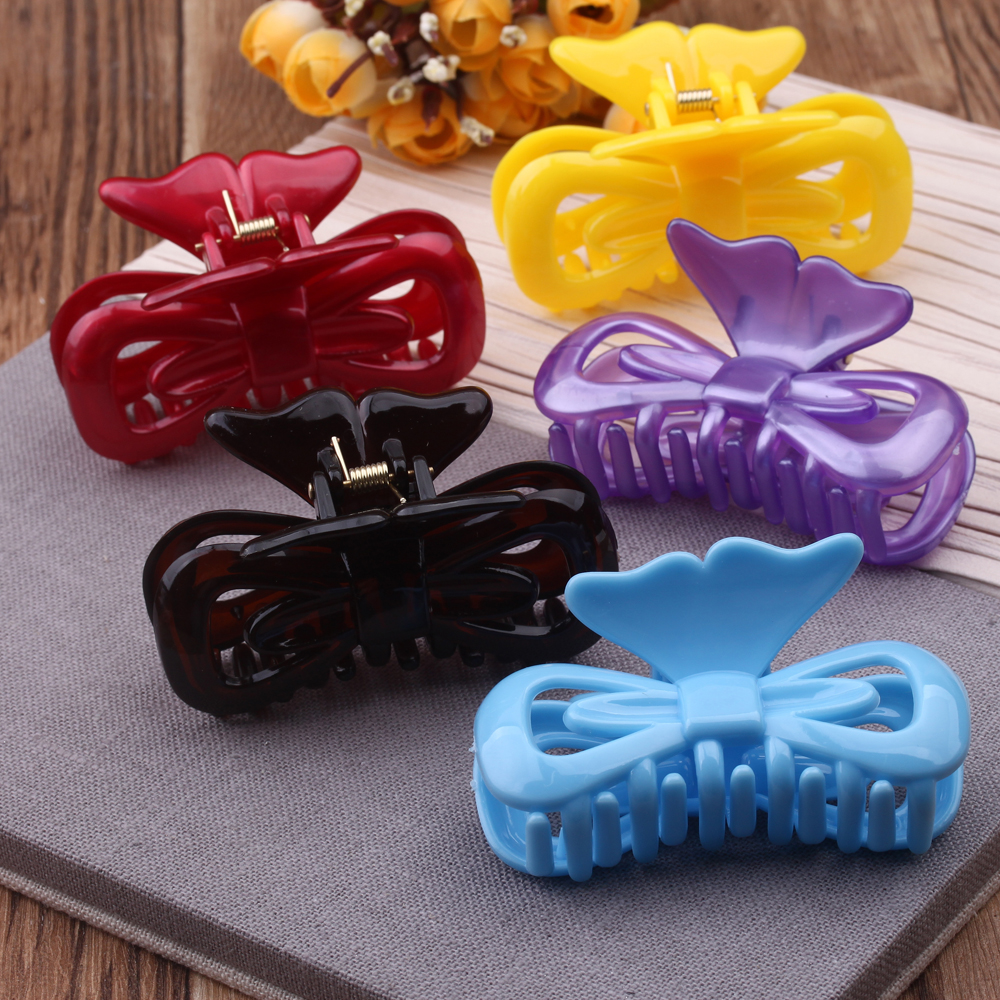 2-yuan store accessories: Bath hair clips, gripper, edge clip, large acrylic hair clip, children's hair bun, large hair clip Specification image