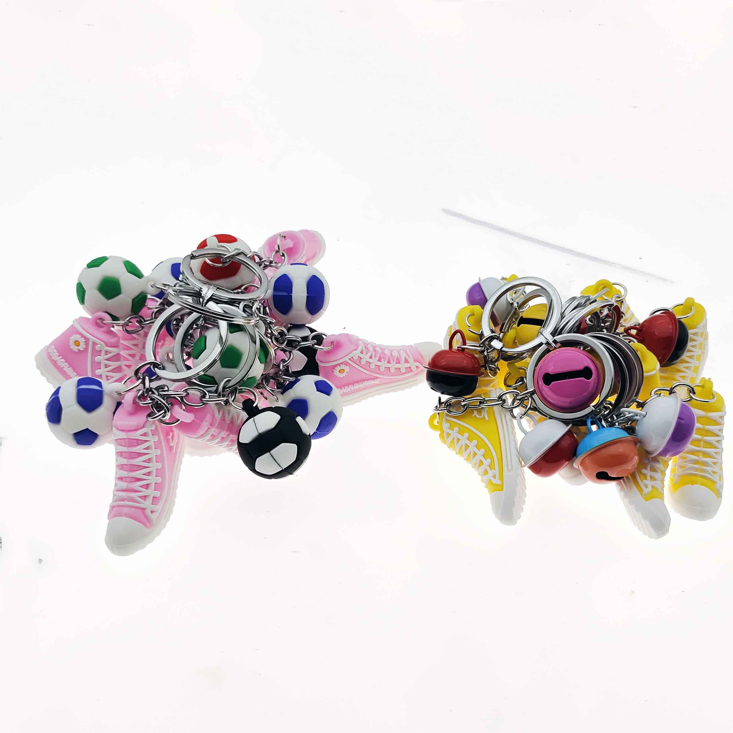 A1325 mixed imitation shoes, keychains, creative key chains, bags, pendants, street stalls, 2-yuan store accessories wholesale Item Picture