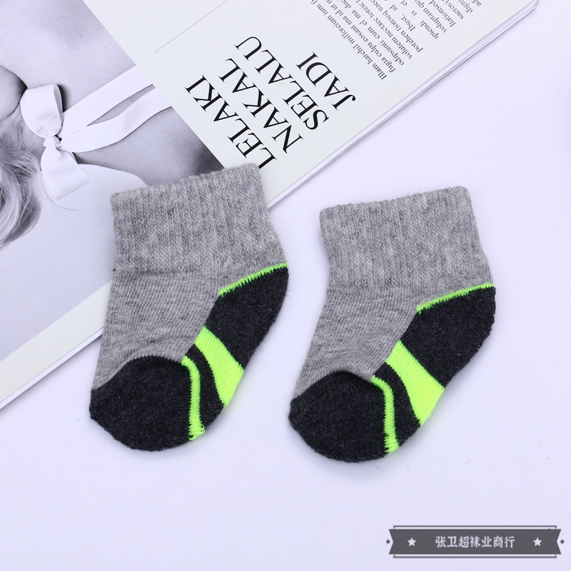 Soft, comfortable and breathable cotton mid-calf baby socks for infants and children aged 0-8, in multiple colors, suitable for both boys and girls Specification image