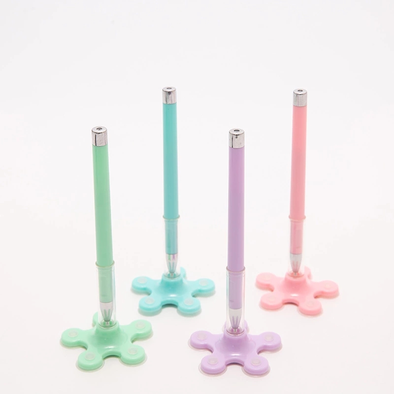 Suction cup mobile phone stand, multi-functional stand, mobile phone desk pen, creative advertising pen, printing gel pen, gift stand pen full figure