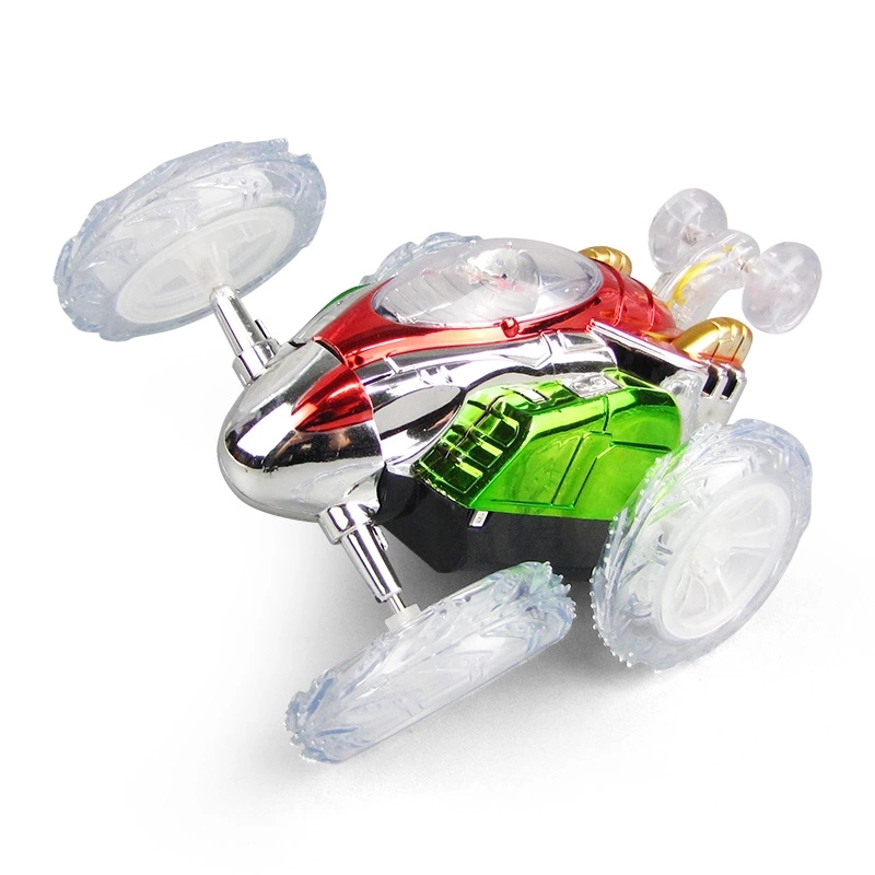 The new electric special effect remote-controlled four-way dump truck is selling well at night market stalls and wholesale children's educational toys h details Picture