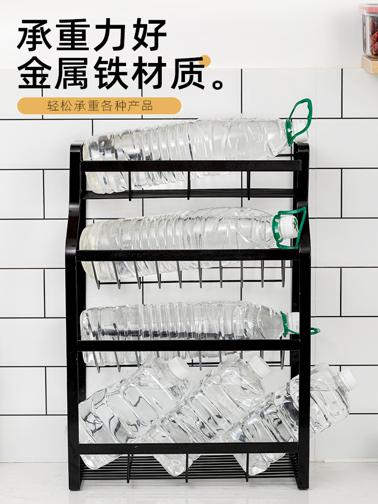 Kitchen condiment storage rack, multi-layer oil, salt, soy sauce and vinegar storage rack, condiment rack, desktop storage rack Application Scenario