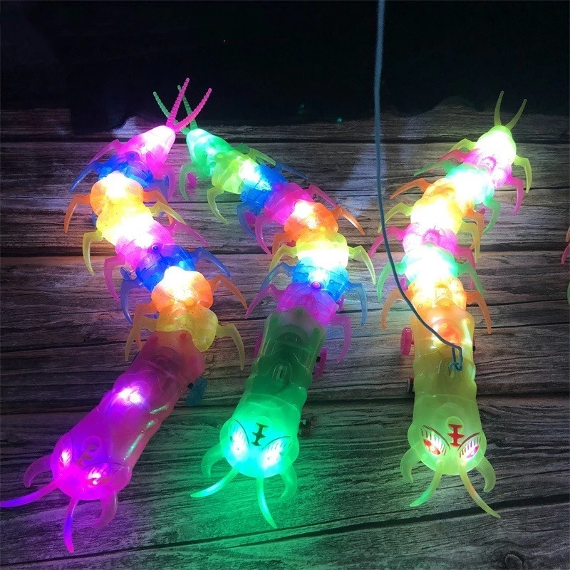 Electric rope centipede large music universal luminous centipede 2022 New model Street Vendor Hot Selling toy wholesale h full figure