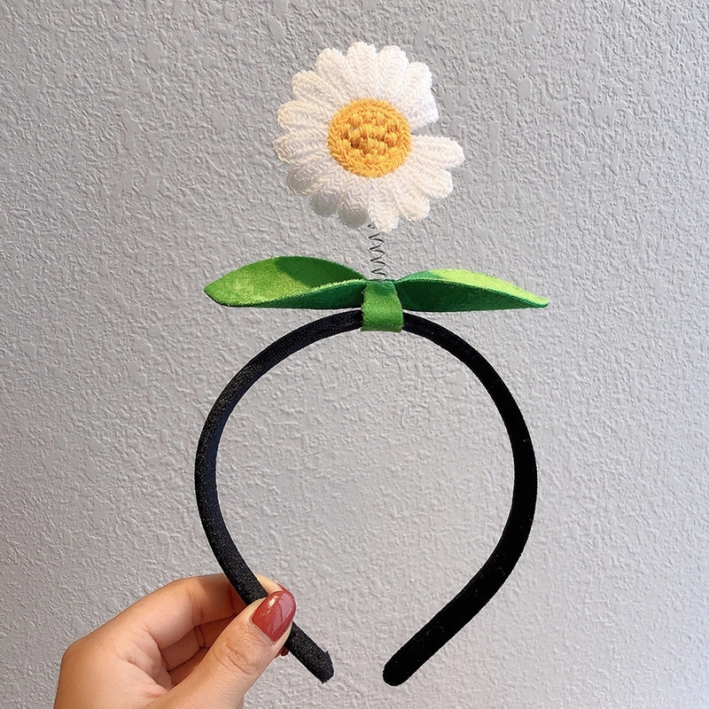 New ins super cute girl, three-dimensional sunflower hair band, a versatile Korean headband for women to go out and wash their faces Specification drawing