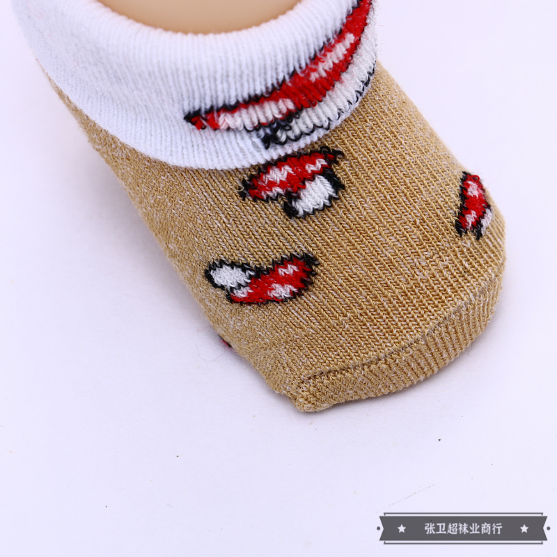 Comfortable and breathable mid-calf cotton socks for infants and children in multiple colors, suitable for both boys and girls, available from Zhang Weichao Item Picture