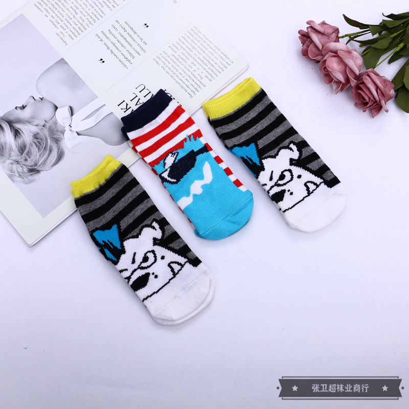 Summer thin cotton socks for children, mid-calf short socks for boys, girls, toddlers and babies, available in a variety of colors details Picture