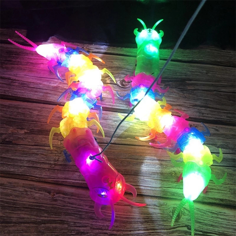 Electric rope centipede large music universal luminous centipede 2022 New model Street Vendor Hot Selling toy wholesale h Specification drawing