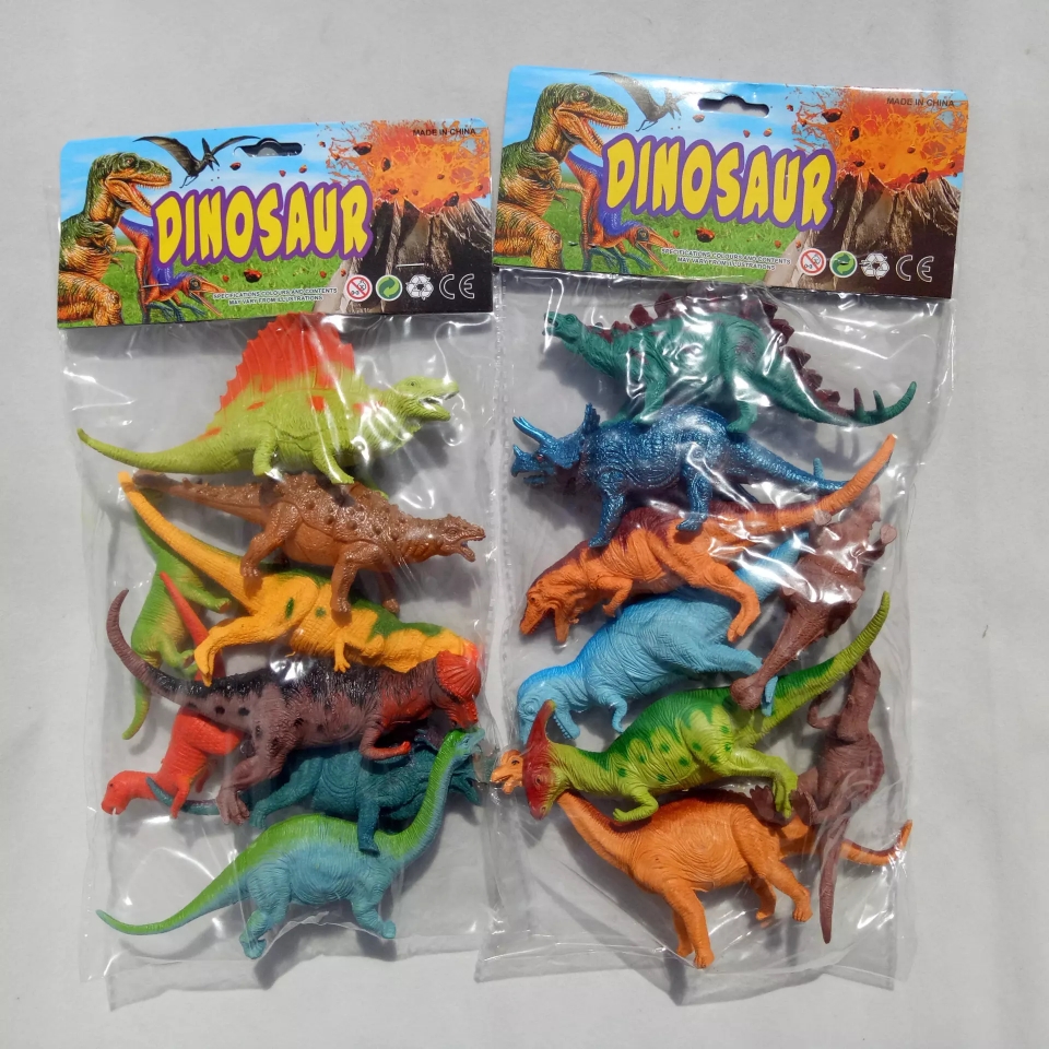 Taobao's new best-selling plastic dinosaur simulation rubber dinosaur toys, dinosaur models in bags, factory direct sales ht full figure