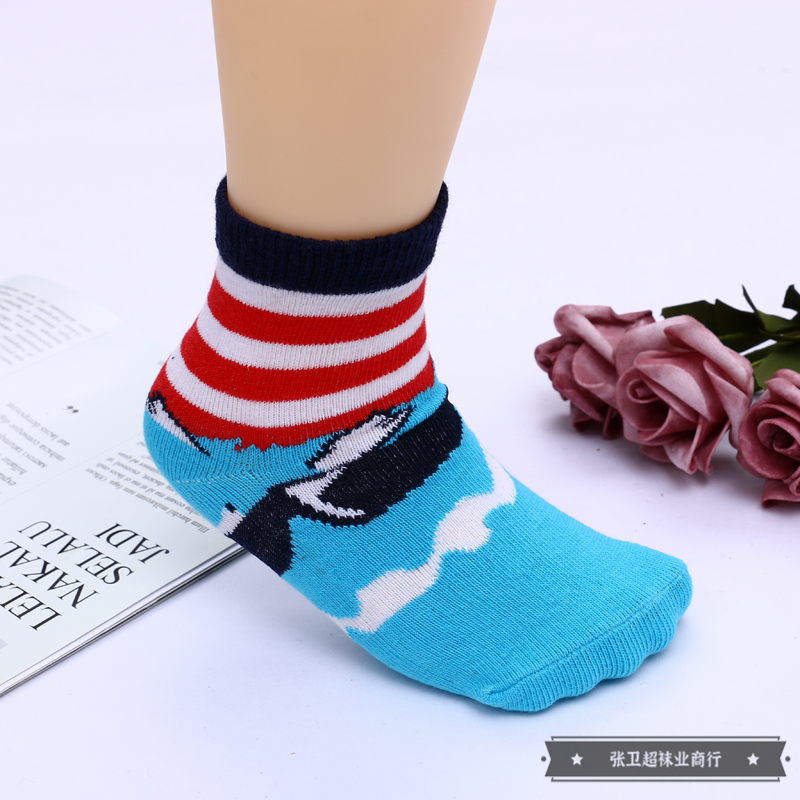 Summer thin cotton socks for children, mid-calf short socks for boys, girls, toddlers and babies, available in a variety of colors Specification image