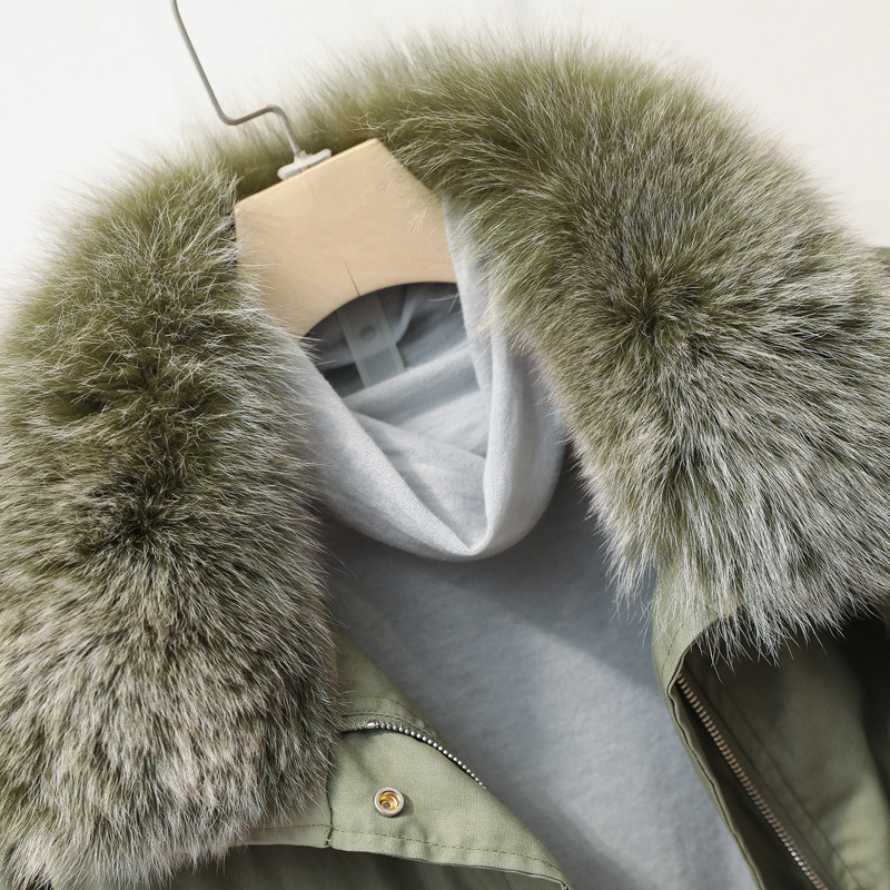 The 2019 new version of the fox fur collar down jacket for petite women with a detachable inner liner is a bestseller Application Scenario