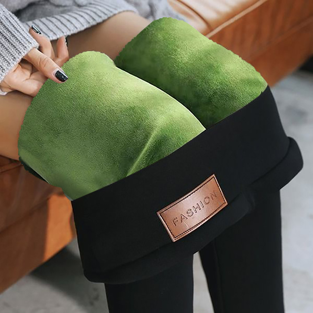 Super thick shea butter lamb fleece leggings, avocado moisturizing winter one-piece fleece thickened outer warm cotton pants Application Scenario