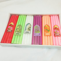 New products free shipping! Praying incense supply general lighting seven colored candles home hotel birthday party long pole wax