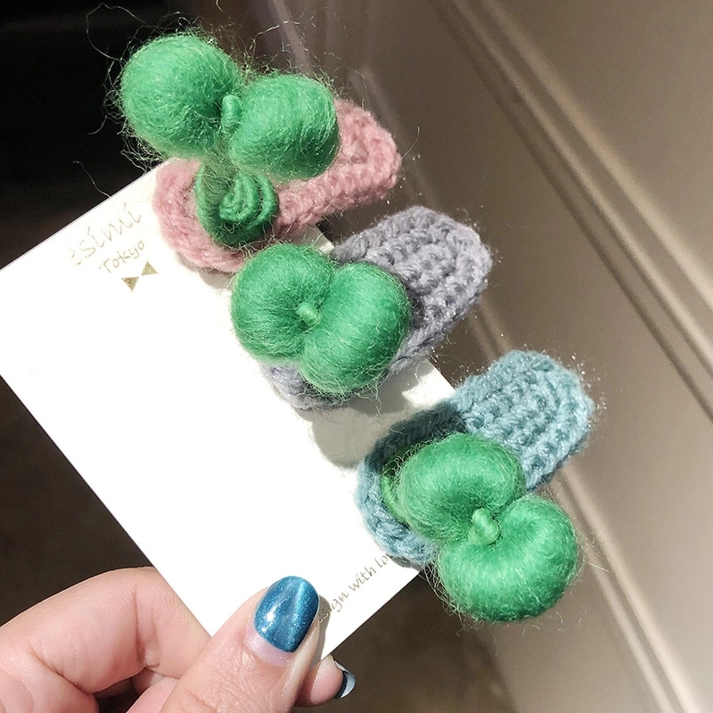 Cute little girl, children, grass hair clips, fruit hair clips, headwear, bangs at the back of the head, hair clips, hair accessories Specification drawing