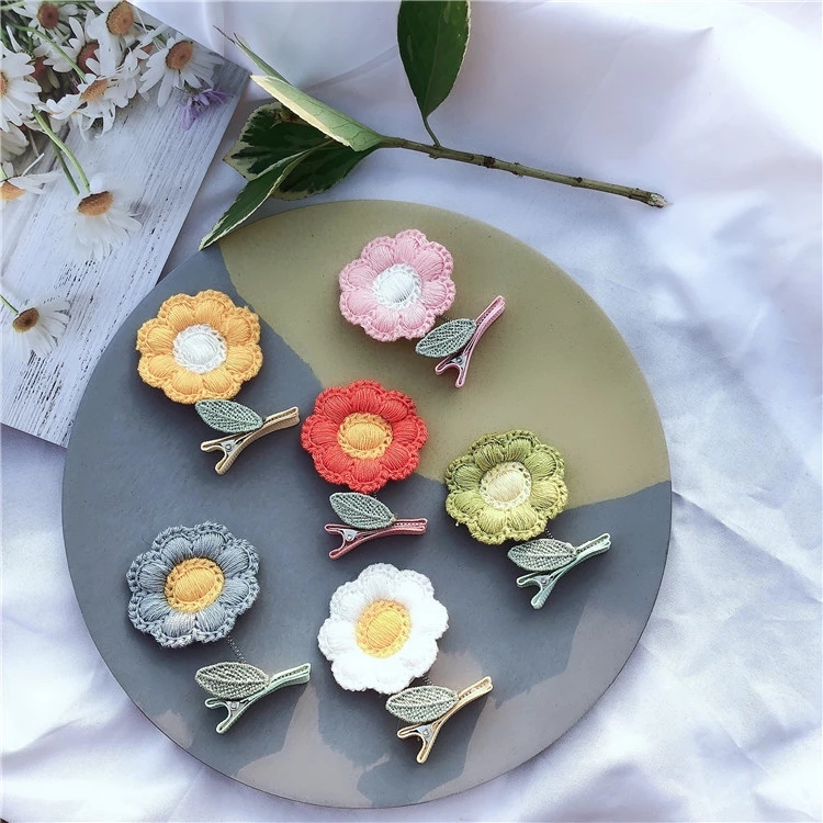 Children's hair clips, cute hair clips for girls, creative three-dimensional hair clips, children's spring headwear, hair clips, children's hair accessories Application Scenario