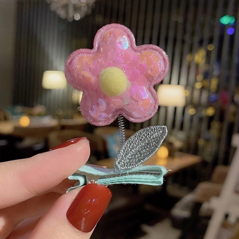 Children's hair clips, cute hair clips for girls, creative three-dimensional hair clips, children's spring headwear, hair clips, children's hair accessories details Picture