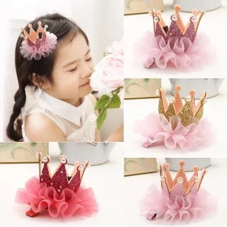 Children's hair accessories, princess crown headwear, Korean girls' hair clips, little girls' hair clips, side clips, two-yuan store supply wholesale full figure