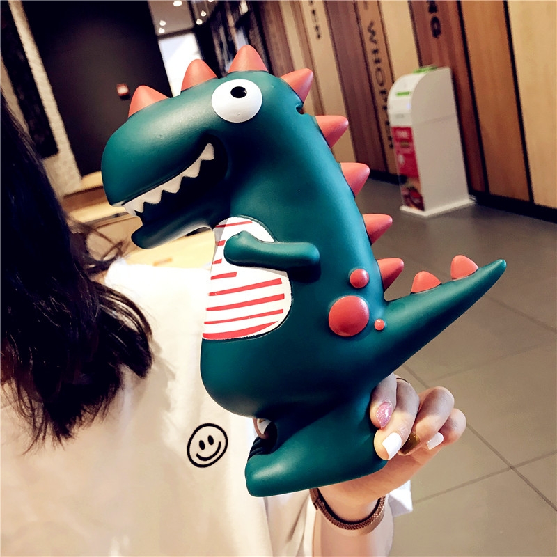 Cartoon cute coin piggy bank, children can take it, inch piggy bank, large and extra-large anti-drop rubber piggy bank, large Specification drawing