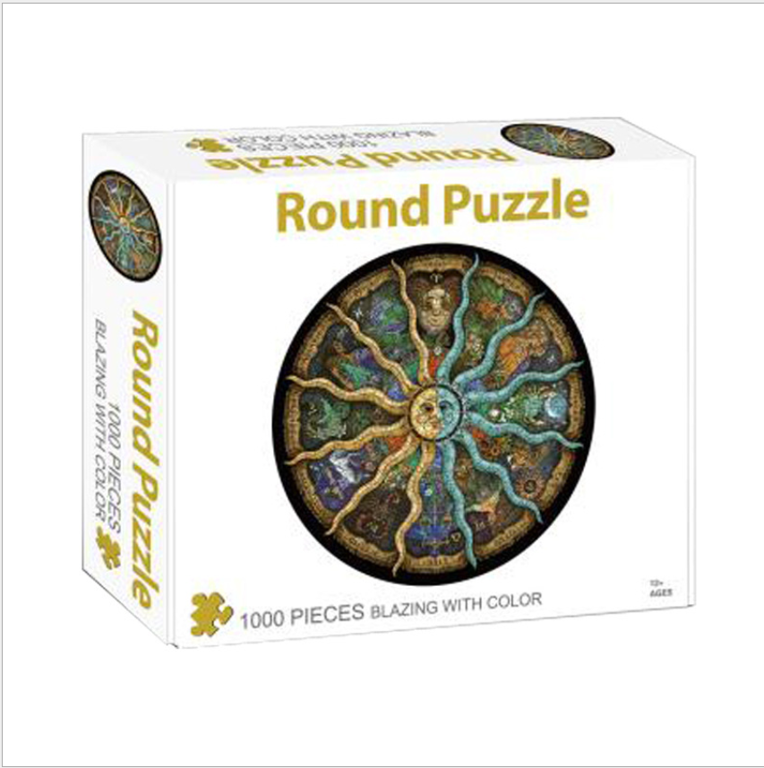 1000 Stress-relieving puzzles, cross-border children's educational paper toys, Adult high-difficulty animal space customization full figure