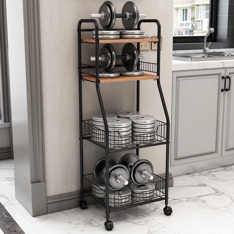 Kitchen storage rack, microwave oven rack, seasoning bowl and plate storage rack, floor-standing multi-layer household vegetable basket rack, storage rack