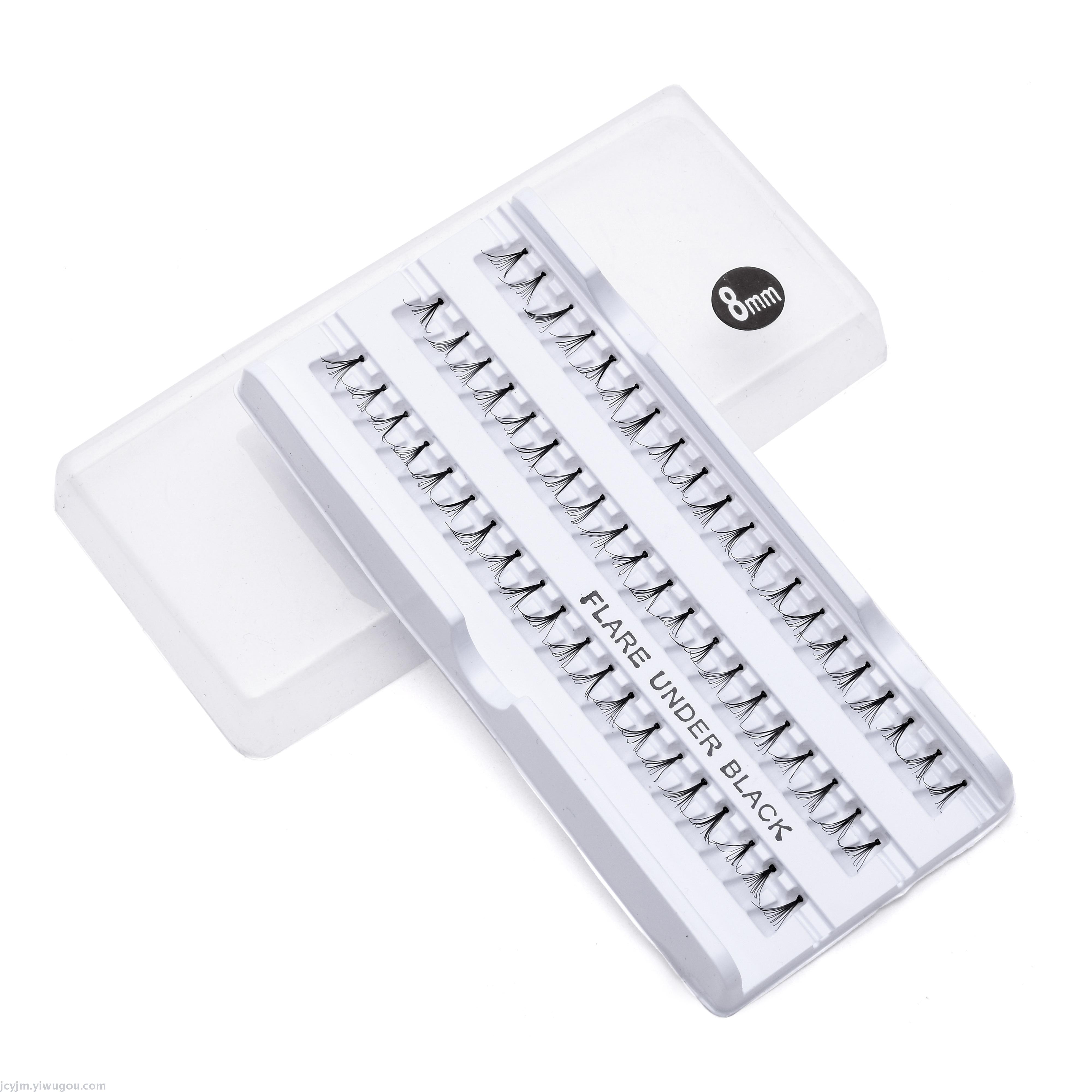 eyemix嫁接朵毛10根鸡爪毛PVC盖