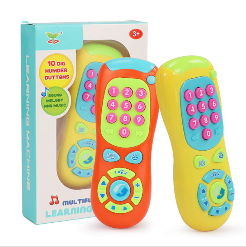 Infant and toddler fun remote control mobile phone, baby music toy 0123, early education and intelligence telephone for boys and girls aged 1, 2 full figure
